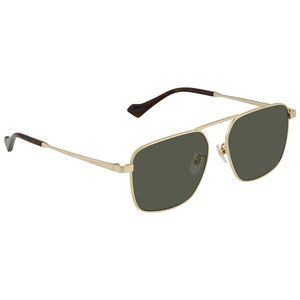 NEW Gucci Green and Gold Square Men's Sunglasses